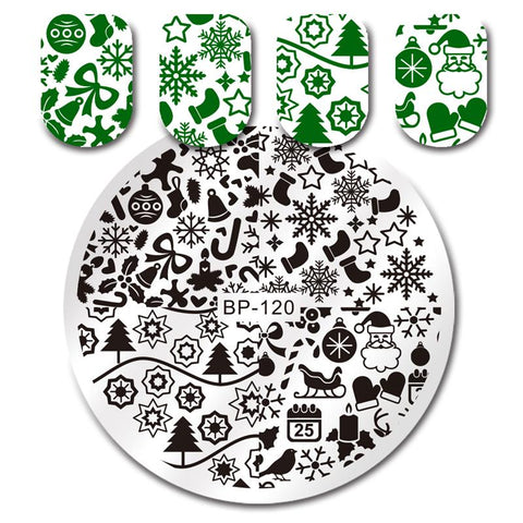 Christmas Theme Nail Stamp