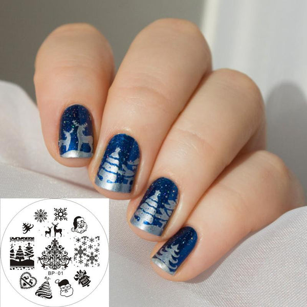 Christmas Theme Nail Stamp