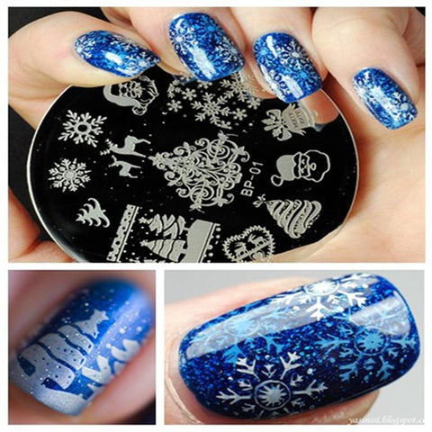 Christmas Theme Nail Stamp