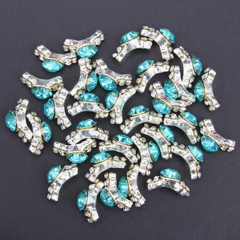 Light Blue Rhinestone