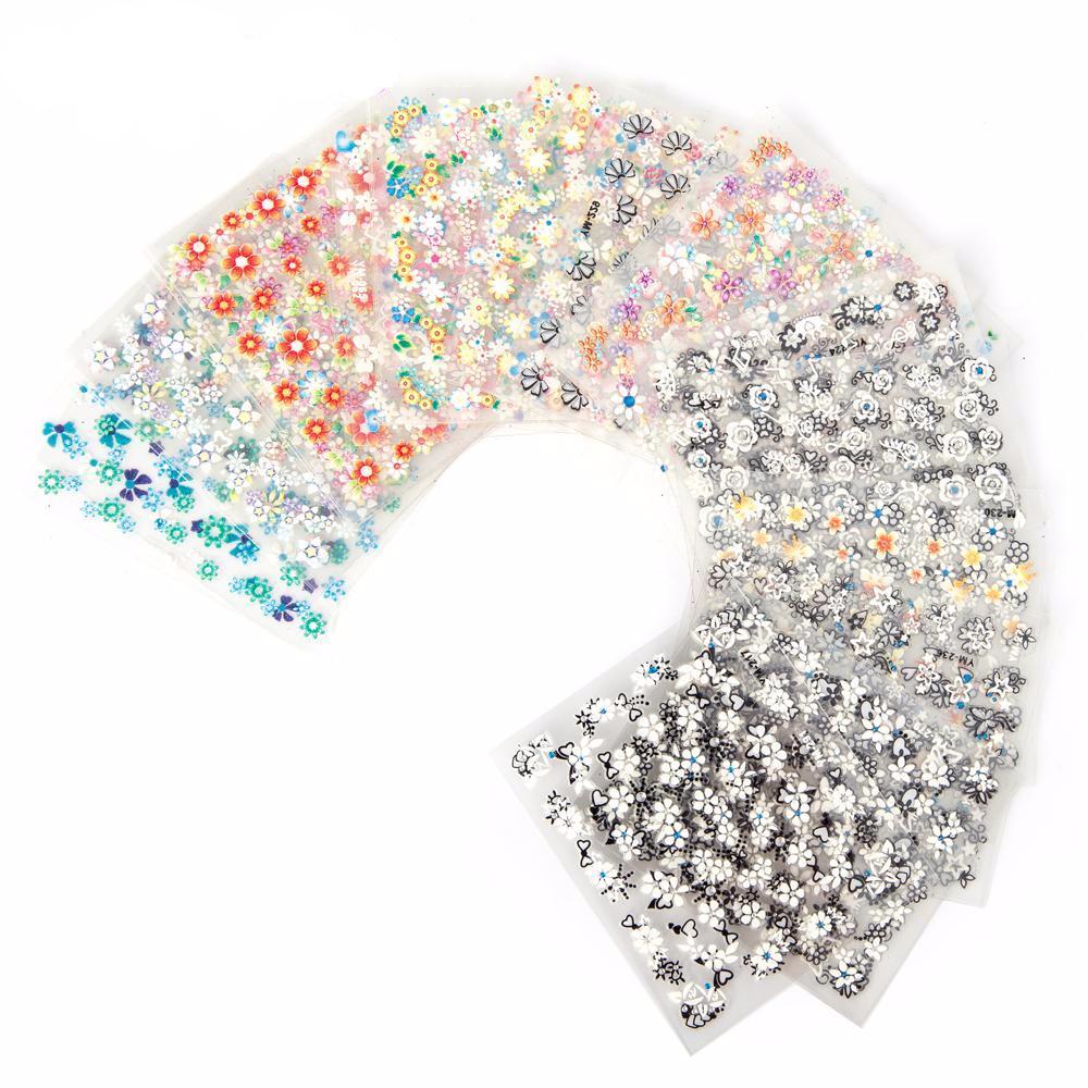 3D Floral & Fashionable Nail Stickers
