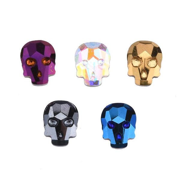 Skull Nail Rhinestones