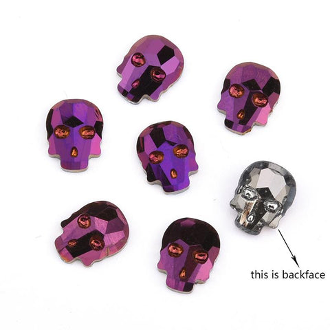 Skull Nail Rhinestones
