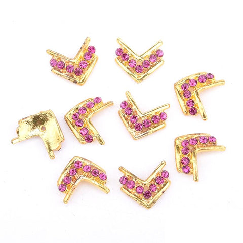 Alloy Rhinestones Nail Accessories