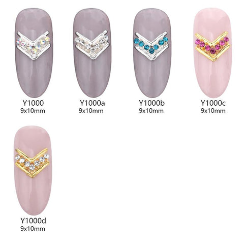 Alloy Rhinestones Nail Accessories