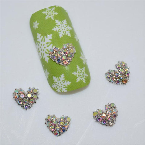 Heart Shaped Nail Rhinestone
