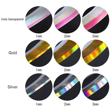 Holographic Nail Line