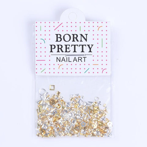 Customize Gold & Silver Nail Art