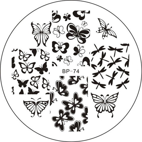 Adorable Cats & Plants Nail Art Stamp