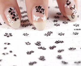 3D Floral Nail Art Stickers