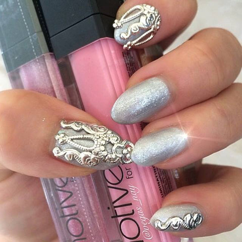 Metallic & Splendid Nail Art