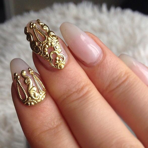 Metallic & Splendid Nail Art