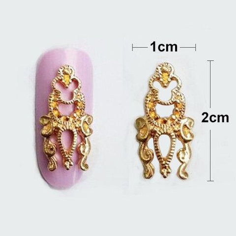 Metallic & Splendid Nail Art