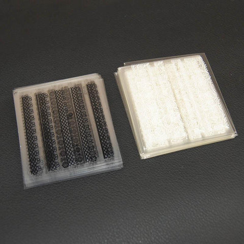 DIY Strip Wave Nail Art