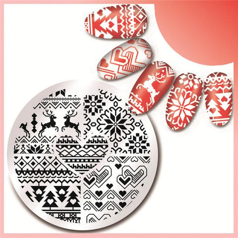 Christmas Theme Nail Stamp