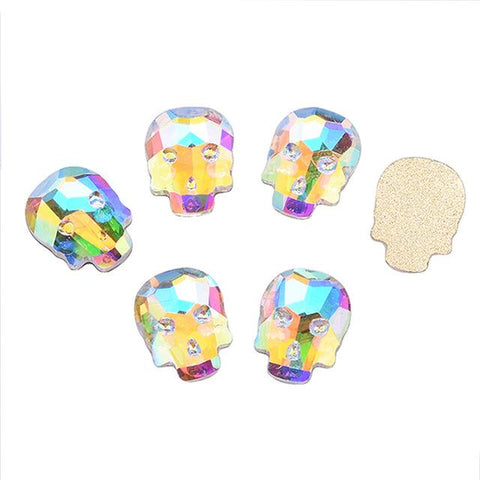 Skull Nail Rhinestones