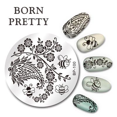 Round Nail Art Stamping Plates