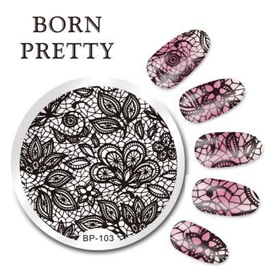 Round Nail Art Stamping Plates