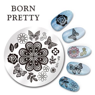 Round Nail Art Stamping Plates