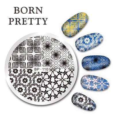 Round Nail Art Stamping Plates