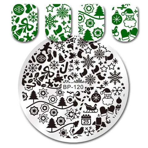 Christmas Theme Nail Stamp