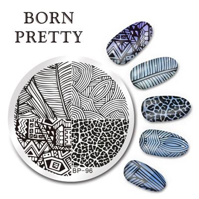 Round Nail Art Stamping Plates