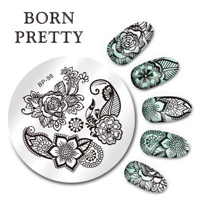 Round Nail Art Stamping Plates