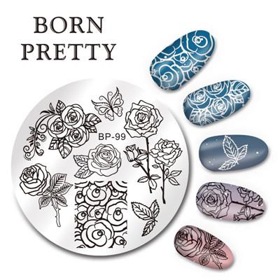 Round Nail Art Stamping Plates
