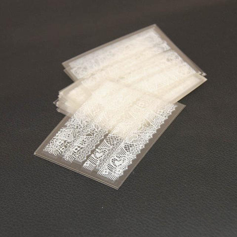 DIY Strip Wave Nail Art