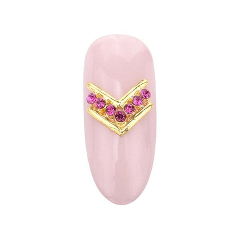 Alloy Rhinestones Nail Accessories